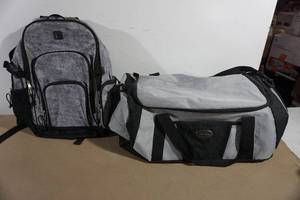 Backpack and Duffle Bag
