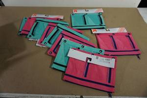 NEW Up & Up 4 Section Binder Pouches - PinkAqua