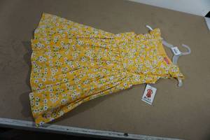 NEW Zunie Mustard Ditsy Sun Dress - XS (45)