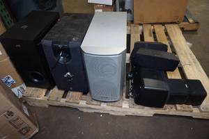 Assorted Home Audio Speakers - Panasonic, Sony, JVC