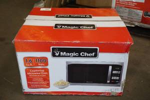 Magic Chef 1.6 Cu Ft 1100 Watt Countertop Microwave Oven