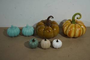 Decorative Ceramic Pumpkins