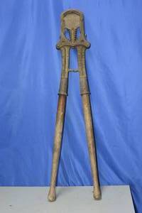 Antique Pat 1892 James Skully Keystone Cattle Bull Dehorner