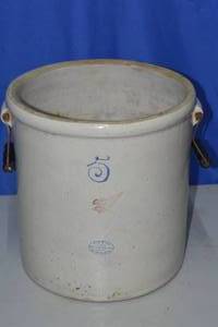 Red Wing #5 crock with handles