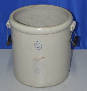 Red Wing #5 crock with handles