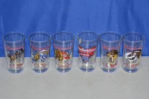Budweiser solutes armed forces variety of glasses