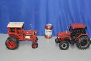 Case 5250 and International 1568 Tractors