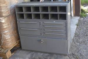Van compartment with keys