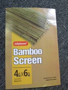 4ft x 6ft bamboo screen ...