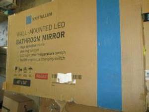 wall mounted LED bathroom mirror 60...