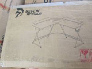 seven warrior gaming desk uninspect...