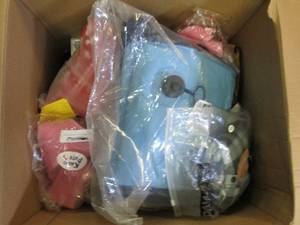 box of pet items ...