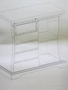 white cabinet needs assembly open b...