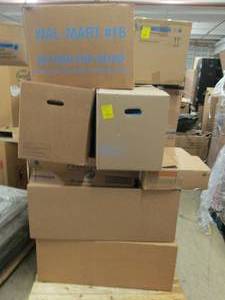 pallet of fourth of july items ...