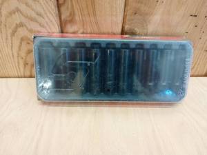 lot 63 image: Snap-On 10 Piece Metric Deep Impact Socket Set