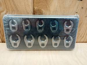 lot 67 image: Snap-On 10 Piece Metric Flare Nut Crowfoot Wrench Set