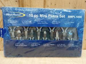 lot 73 image: Blue-Point 10 Piece Mini Pliers Set