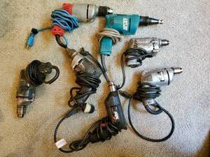 lot 224 image: Seven Corded Drills