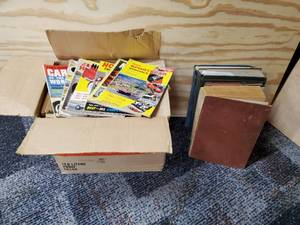 lot 258 image: Old Automotive Magazines and Books