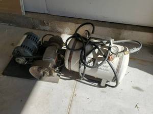 lot 105 image: Tool Shop Air Compresser And Wisota Grinder