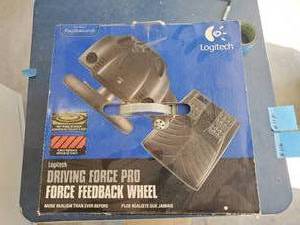 lot 116 image: PS2 Logitech Driving Force Pro Force Feedback Wheel