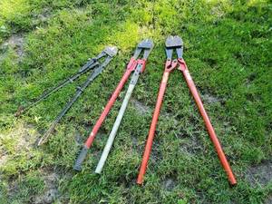 lot 14 image: Three Bolt Cutters