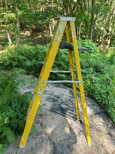 lot 21 image: 6 Folding Ladder By Werner