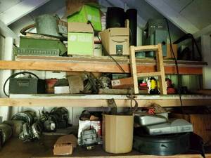 lot 28 image: Contents Of Three Shelves