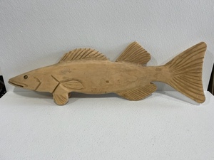 Hand Carved Wood Fish