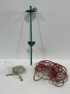 Pet Tie Out Stake and Cables
