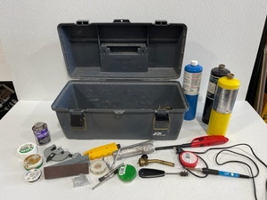 Plumbing Supplies and Tool Box