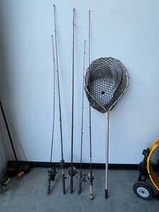 Fishing Rods & Reels and Landing Net