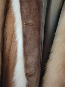 lot 33 image: Vintage Fox Shawl Collar Jacket Coat  size Medium