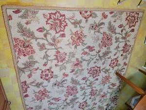 lot 98 image: Pottery Barn Lush Tan Area Rug