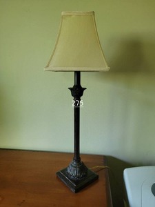lot 75 image: Stylish Black Candlestick Lamp