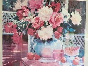 lot 111 image: Fantastic Fine Art Print by Doc Ricks - Rose Bouquet