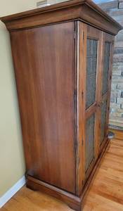 lot 11 image: Decorative Panel Wardrobe Armoire