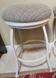 lot 66 image: Fantastic White Counter Stools