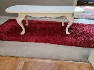 lot 144 image: Creamy White Upcycled Coffe Table