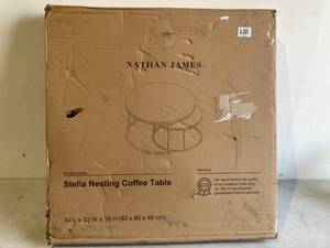 lot 73 image: Nathan James Stella Nesting Coffee Table