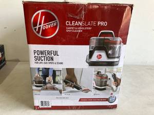 lot 87 image: Hoover CleanSlate Pro Portable Carpet and Upholstery Spot Cleaner