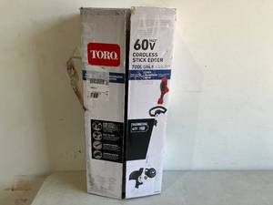 lot 84 image: Toro 8 in. 60V Max Lithium Ion Cordless Electric Lawn Edger