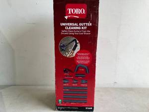 lot 85 image: Toro Universal Gutter Cleaning Kit with 11 ft. Reach for Handheld Leaf Blowers Includes Shoulder Strap