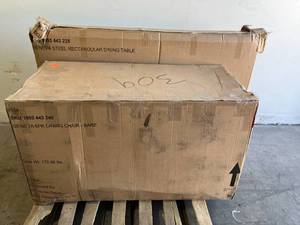 lot 7 image: Hampton Bay Geneva 7 piece Brown Wicker Outdoor Patio Dining Set