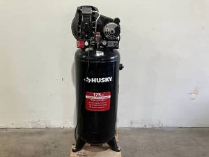 lot 91 image: Husky 60 Gal. 3.7 HP 1-Phase 175 PSI Oil Lubed Belt Drive Stationary Electric Air Compressor