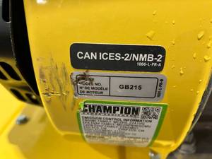 lot 105 image: Champion Power Equipment 22 in. 212cc 4-Stroke Gas Garden Front Tine Tiller with Forward and Reverse