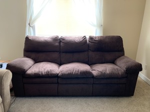 Brown Reclining Couch