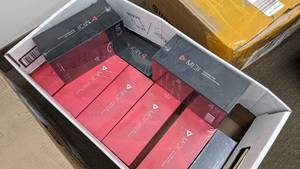Lot of 10x MIDI 2 AUDIO Outdoor TWS Bluetooth Speakers - 5 Red  5 Black NEW