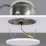 lot 72 image: FEIT LED 7.5 Flat Panel Downlight, 2-pack