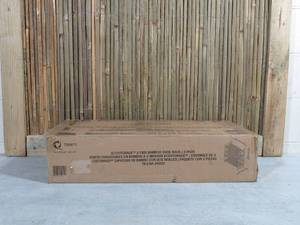 lot 24 image: TRINITY BASICS EcoStorage  2-Tier Bamboo Shoe Rack  2-Pack